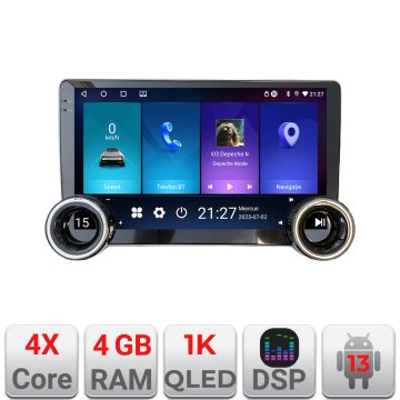 Navigatie Suzuki Splash Opel Agila 2008-2014 Edotec  4+64 10.5 inch Incell 1K android Wifi 5Ghz gps internet  kit-splash- v1