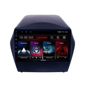 Navigatie Hyundai IX35 Lenovo Kit-361 8 core QLED 2K 8+256 360 Android Waze USB Navigatie Internet Youtube Radio