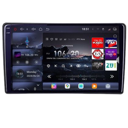 Unitate fără ramă Sistem de navigatie universala ecran de 9" 2K 12+256GB GB octa core EDT-E809-2K