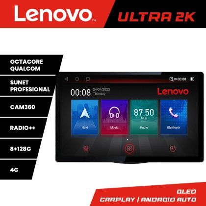 Navigatie Hyundai I10 2007-2013, Ecran 2K QLED 13",Octacore,8Gb RAM,128Gb Hdd,4G,360,DSP,Carplay,Bluetooth