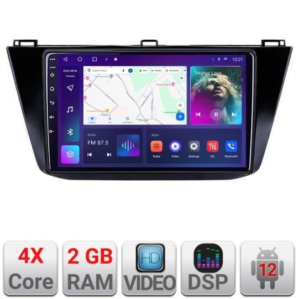 Navigatie VW Tiguan 2016- A-5883  2+32 GB Android Waze USB Navigatie Internet Youtube Radio