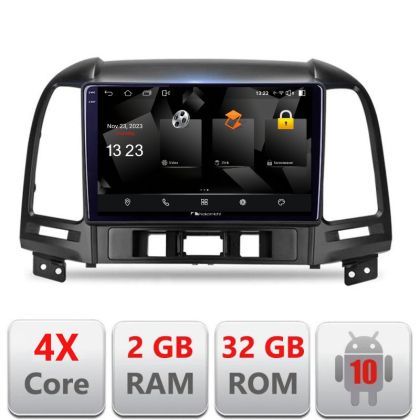 Navigatie Hyundai Santa Fe 5230-008 Android Ecran 720P Quad Core 2+32 carplay android auto