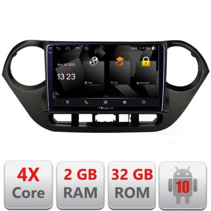 Navigatie Hyundai I10 2013-2019 5230-HY38 Android Ecran 720P Quad Core 2+32 carplay android auto