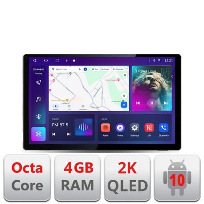 Navigatie dedicata Toyota Tundra 2007-2013 Edonav ecran 13" 2K 4+32 Android Waze USB Navigatie 4G 360 Toslink Youtu