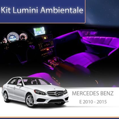 Lumini ambientale Mercedes E212 E Class full trimuri set complet control telefon sau sistem original