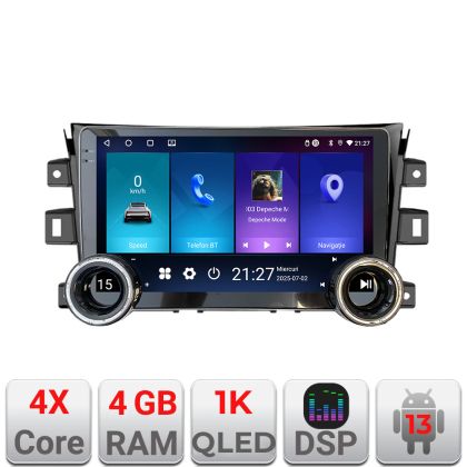 Navigatie NIssan Navara 2017- Kit-navara17 Edotec  4+64 10.5 inch Incell 1K android Wifi 5Ghz gps internet