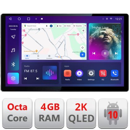 Navigatie dedicata Hummer H2  2008-2009 Edonav ecran 13" 2K 4+32 Android Waze USB Navigatie 4G 360 Toslink Youtube Radio KIT-H2 V1