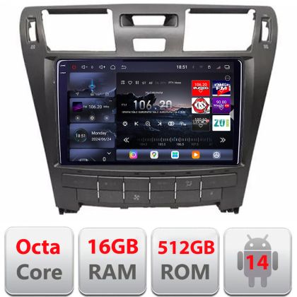 Navigatie Lexus LS intre anii 2006-2010 Android radio gps internet 8 core QLED 2K 12+256GB 360 Edotec