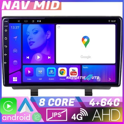 Navigatie Opel Zafira C 2011-2019 Octa Core EDOTEC-LITE Android Ecran 720P Octa Core 4+64 Carplay  Android auto