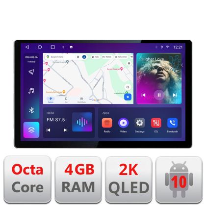 Navigatie dedicata Honda CRV 2016-2022 N-CRV19 Edonav ecran 13" 2K 4+32 Android Waze USB Navigatie 4G 360 Toslink Youtube Radi