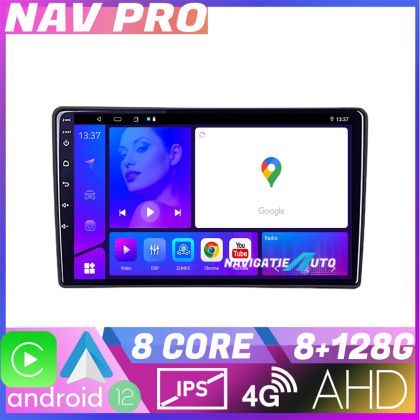 Navigatie Peugeot 308 2013 2017 KIT 308 EDOTEC-LITE Android Ecran 720P Octa Core 8 128 Carplay