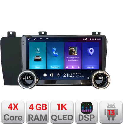 Navigatie dedicata Volvo S60 2002-2008 Edotec  4+64 10.5 inch Incell 1K android Wifi 5Ghz gps internet Kit-s60-02