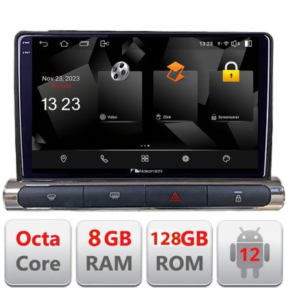 Navigatie Citroen C3 2017-2024 ecran color de fabrica Nakamichi NAM5960PRO Octa core 8+128 carplay android auto radio gps internet