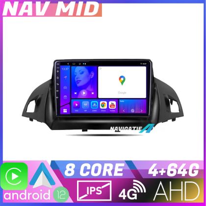 Navigatie Ford Kuga 2013 2017 KIT 362 EDOTEC-LITE Android Ecran 720P Octa Core 4 64 Carplay