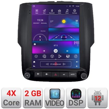 Navigatie Dodge Ram 2013-2018 Edonav Tesla Qled 9.7",Quad core,2Gb RAM,32Gb Hdd,DSP,Carplay,Android Auto,Bluetooth