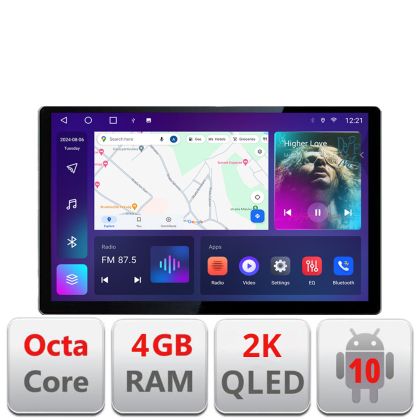 Navigatie dedicata Ssang Young Tivoli 2020- N-tivoli Edonav ecran 13" 2K 4+32 Android Waze USB Navigatie 4G 360 Toslink Youtub