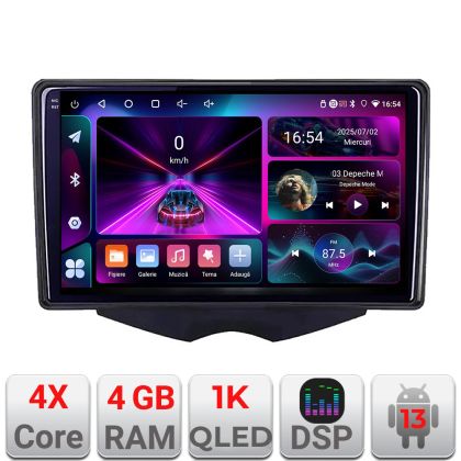 Navigatie Hyundai Veloster Android radio gps internet  4+64 InCell Display 1K kit-veloster+EDT-E209-RK
