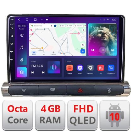 Navigatie Citroen C3 2017-2024 ecran color de fabrica dedicata Android QLED octa core 4+64 4G DSP FHD carplay android auto radio gps internet Android Kit-+EDT-E309v3