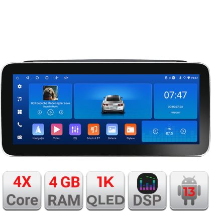 Navigatie Skoda Rapid Seat Toledo 2013+ Edotec 4+64 12.3 inch Incell 1K android Wifi 5Ghz gps internet  Kit-rapid