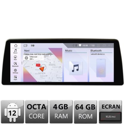Navigatie BMW Seria 3 F30 2011-2015 NBT Android ecran 10.25" 4+64 4G BT