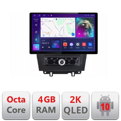 Navigatie dedicata Ford Mustang  2009-2014 Edonav ecran 13" 2K 4+32 Android Waze USB Navigatie 4G 360 Toslink Youtube Radio KI