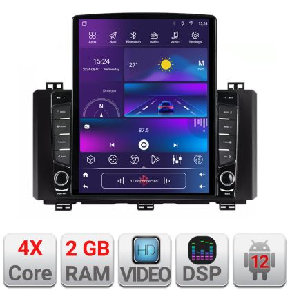 Navigatie Toyota Auris 2013-2018 Quad Core ecran tip TESLA 9.7" cu Android Radio Bluetooth Internet GPS WIFI 2+32 DSP