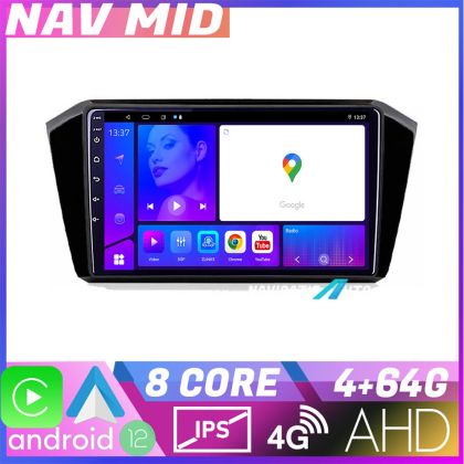 Navigatie VW Passat 2015 KIT 518 EDOTEC-LITE Android Ecran 720P Octa Core 4 64 Carplay