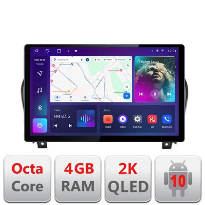 Navigatie dedicata Nissan Juke 2010-2015 N-JUKE Edonav ecran 13" 2K 4+32 Android Waze USB Navigatie 4G 360 Toslink Youtube Rad