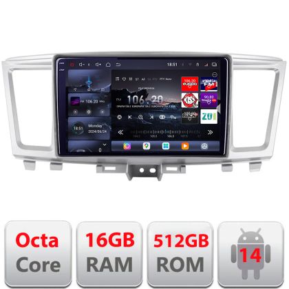 Navigatie Infinity QX60 2014-2020 Android radio gps internet 8 core QLED 2K 12+256GB 360 Edotec