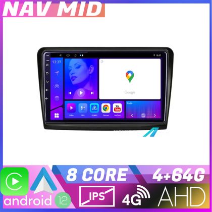 Navigatie Skoda Superb 2 KIT SUPERB2 EDOTEC-LITE Android Ecran 720P Octa Core 4 64 Carplay