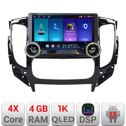 Navigatie Mitsubishi L200 2014-2020 Kit-1094 Edotec  4+64 10.5 inch Incell 1K android Wifi 5Ghz gps internet