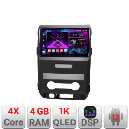 Navigatie Ford F150 2008-2014 Quad Core 4+64 InCell Display 1K Android Waze USB Navigatie Internet Youtube Radio