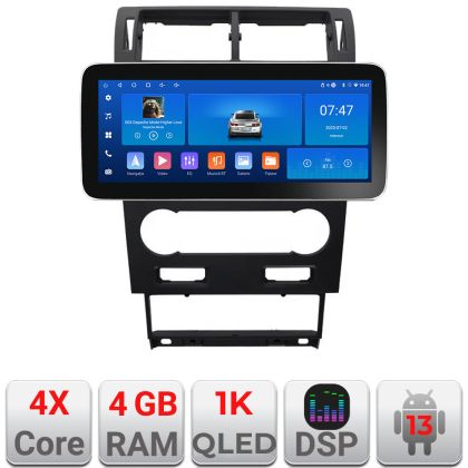 Navigatie Ford Mondeo 2004-2007 Edotec Incell 1K 12.3 inch  4+64 carplay android auto radio internet kit-mondeo2004-v2+EDT-E212-RK