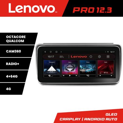 Navigatie Nissan Leaf 2018-2024 Lenovo Qled 12.3 inch Octa Core 4+64 360 DSP ADAS carplay android auto radio internet kit-leaf+PRO-12.3-4+64
