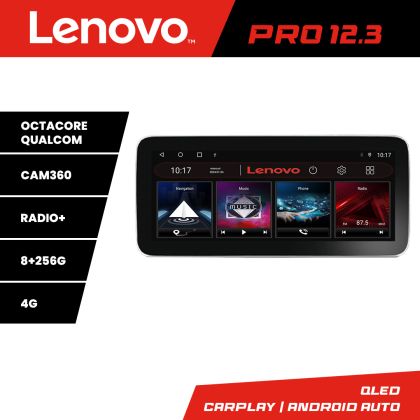 Navigatie Ford Transit 2019- varianta cu radio cd simplu Lenovo PRO 8+256 12.3 inch qled android 4G DSP gps internet  Kit-transit-2019-a