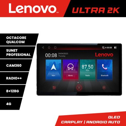 Navigatie Volvo XC90 N-173 ecran 13" 2K 8+128 Android Waze USB Navigatie 4G 360 Toslink Youtube Radio KIT-173+E