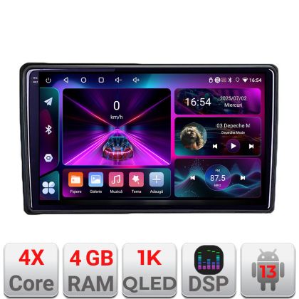 Navigatie Ford Transit Focus Kuga A-transit  4+64 InCell Display 1K Android Waze USB Navigatie Internet Youtube Radio