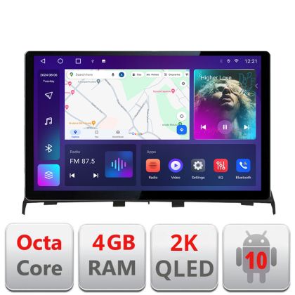 Navigatie dedicata Land Rover Freelander 2007-2015 Edonav ecran 13" 2K 4+32 Android Waze USB Navigatie 4G 360 Toslink Youtube