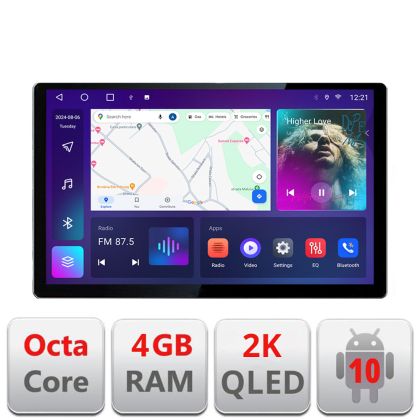 Navigatie dedicata Subaru Outback 2014-2019 sau Subaru XV 2017-2018 N-OUTBACK5 Edonav ecran 13" 2K 4+32 Android Waze USB Navigatie 4G 360 Toslink Yout