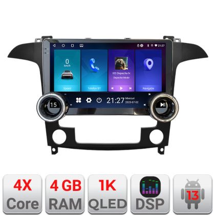 Navigatie Ford S-Max 2008-2012 Kit-003 Edotec  4+64 10.5 inch Incell 1K android Wifi 5Ghz gps internet  C