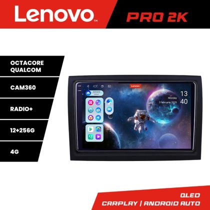 Navigatie Fiat ducato 2006- Lenovo Kit-DUCATO 8 core QLED 2K 12+256 360 Android Waze USB Navigatie Internet Youtube Radio