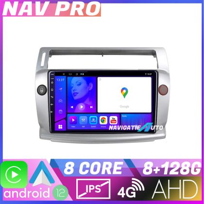 Navigatie Citroen C4 Octa Core KIT 088 EDOTEC-LITE Android Ecran 720P Octa Core 8 128 Carplay