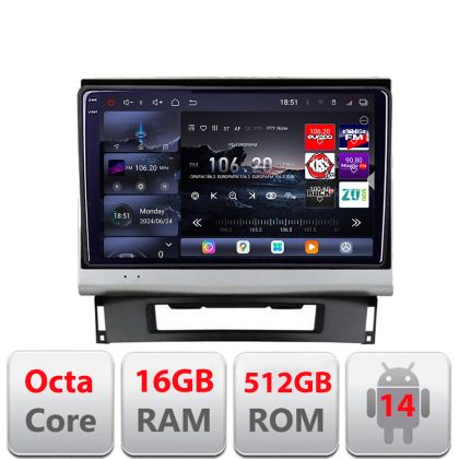 Navigatie Opel Astra J 2009-2019  Edotec Kit-072 8 core QLED 2K 12+256GB 360 Android Waze USB Navigatie Internet Youtube Radio