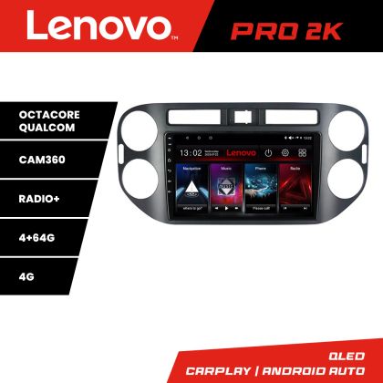 Navigatie VW TIGUAN si Golf Plus 2007-2011 8 core QLED 2K 4+64 360 Android Waze USB Navigatie Internet Youtube Radio Lenovo