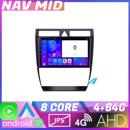 Navigatie Audi A6 Octa Core KIT 102 EDOTEC-LITE Android Ecran 720P Octa Core 4 64 Carplay