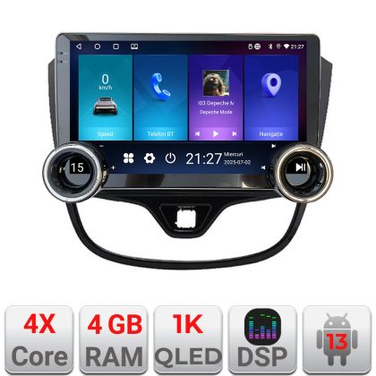 Navigatie Opel Karl 2017- Kit-karl Edotec  4+64 10.5 inch Incell 1K android Wifi 5Ghz gps internet