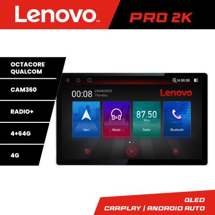 Navigatie Toyota Auris dupa 2017 K-Auris Lenovo PRO 4+64 13 inch 2K android 4G DSP gps internet