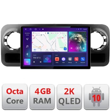 Navigatie dedicata Mercedes Sprinter 2018- Edonav ecran 13" 2K 4+32 Android Waze USB Navigatie 4G 360 Toslink Youtube Radio KI