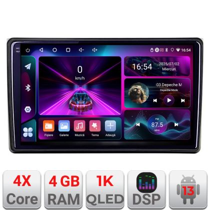 Navigatie Audi A4 B6 Quad Core A-050 4+64 InCell Display 1K Android Waze USBNavigatie Internet Youtube Radio V1