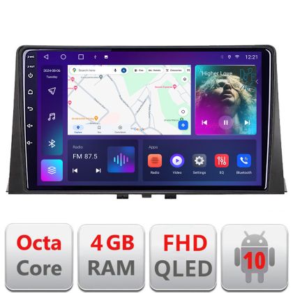 Navigatie Citroen Berlingo 2019-2021 B-berlingo18 Android Ecran QLED octa core 4+64 carplay android auto kit-berlingo18+EDT-E310V3 v2